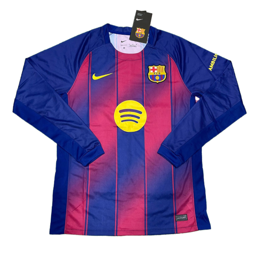 2025-26 FC Barcelona 1a Equipacion Manga Larga