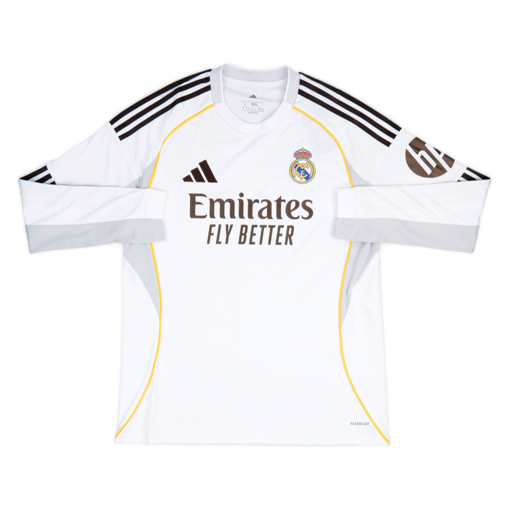 2025-26 Real Madrid CF 1a Equipacion Manga Larga